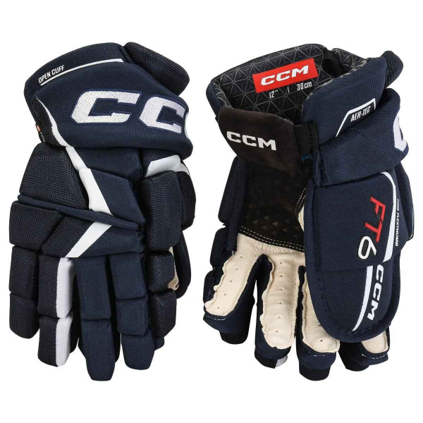 Перчатки CCM JETSPEED FT6 JR (NAV/WHT 10")