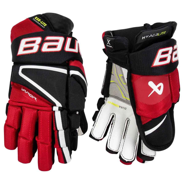 Перчатки BAUER VAPOR HYPERLITE INT (BLK/RED 13")